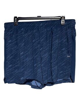 DSG Stride Run Shorts Mens 2XL Blue Cosmic Streak Running Athletic Fit